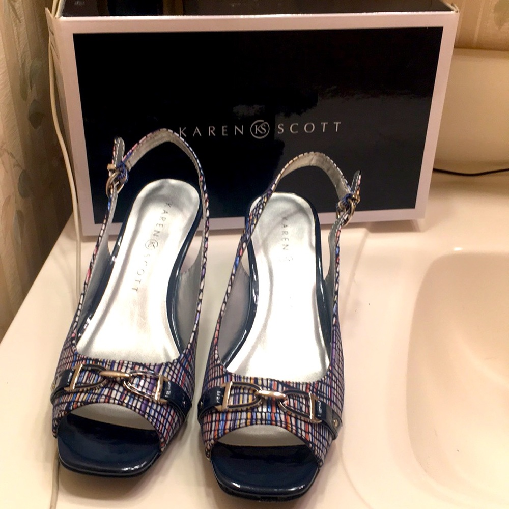 KarenScott Rainbow Sling-backs